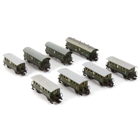 Train Minitrix DB – 4 Voitures TEE – Bar-restaurant – Long Trajet – Occasion
