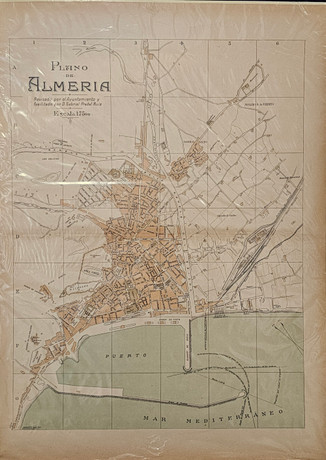 Map of Almería. Books, Maps & Manuscripts - Maps - Auctionet