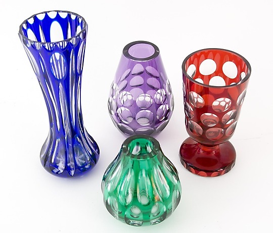 CARL ROTTER CRYSTAL GLASS, bundle of 4 items. Miscellaneous ...