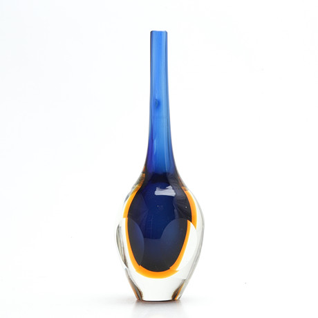 VAS, glas, Murano Italien 1900-talets andra hälft. på auktion hos Crafoord Auktioner Malmö