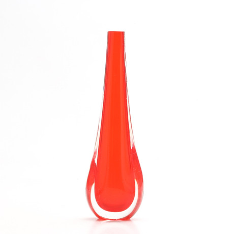 VAS, glas, Murano, Italien 1900-talets mitt. på auktion hos Crafoord Auktioner Malmö