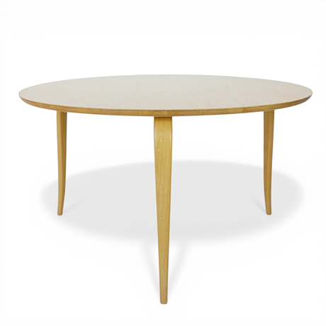 BRUNO MATHSSON. Table, “Annika”, Dux, branded, veneer board, masur ...