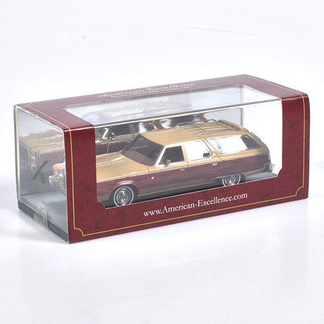 MODELLBIL, metall/resin, Chrysler Town & Country Wagon, NEO Models, skala 1:43.