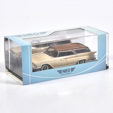 MODELLBIL, metall/resin, Chrysler Newport Wagon, 1961, NEO Models, skala 1:43.