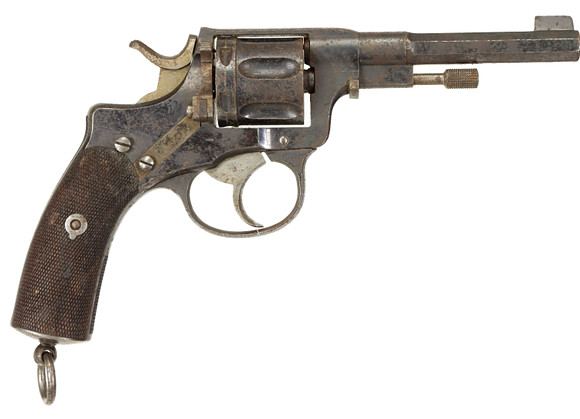 REVOLVER, fabrikat Husqvarna, modell 1887, kaliber 7,5 mm, tillv.nr 5011.