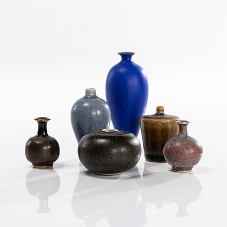 Rolf Palm　北欧/陶器/花器/ビンテージ/ロルフパルム ROLF PALM. Miniature vase, stoneware, Mölle. Ceramics & Porcelain