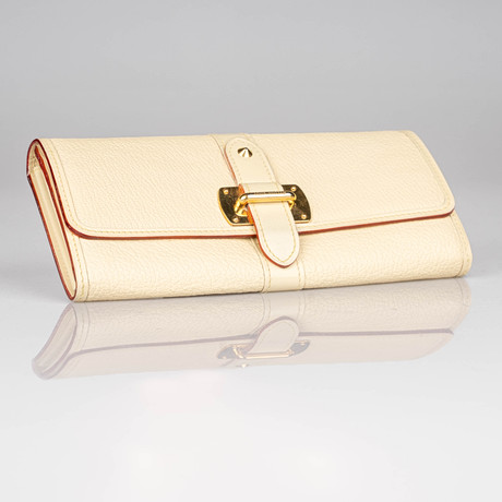 LOUIS VUITTON. Plånbok, "Suhali Le Favori wallet white".