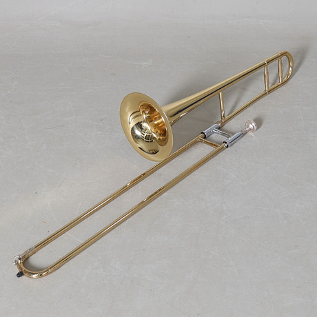 TROMBONE, AR Hüttl, West Germany, LINE 800, with bag. Collectables
