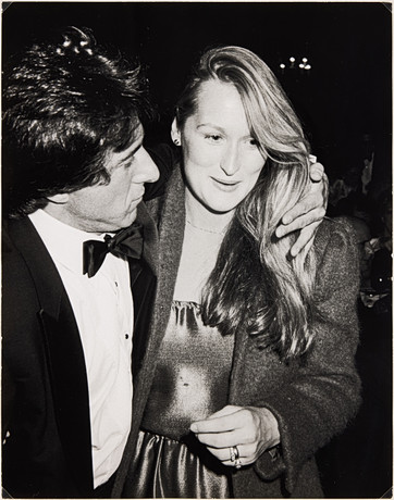 RON GALELLA. Dustin Hoffman and Meryl Streep, "Kramer vs. Kramer" Premiere Party 1979.