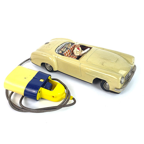LEKSAKSBIL. Plåt, Mercedes Benz, Michael Seidel, Tyskland, 1950/60-tal.