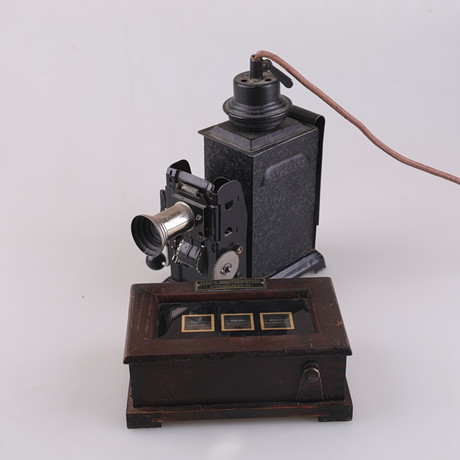 Overhead projector. The Five “O” Eighty-Eight Portable Projector