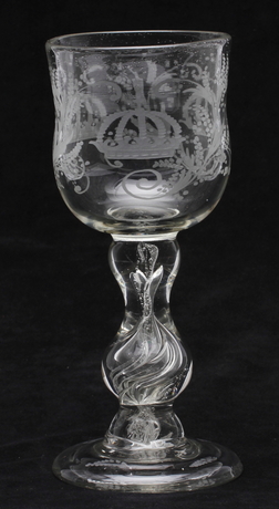 POKALGLAS, troligen Reijmyre, 1900-tal.