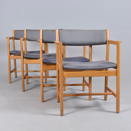 BØRGE MOGENSEN. A set of 14 chairs, model “538