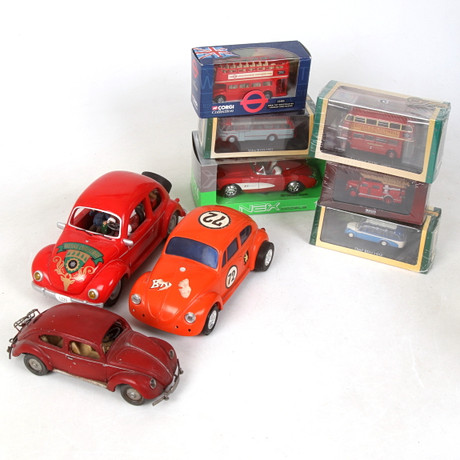 TOY, Fire Truck FD No. 7, Sheet metal and plastic, Masudaya Toys