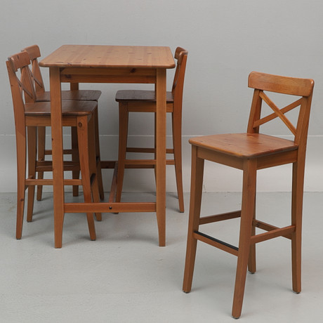 バタフライダイニング3点セット　IKEA　LEKSVIK ﾌﾞﾗｳﾝ イケア IKEA ダイニング5点セット W1180 買取しました。 | 愛知と岐阜
