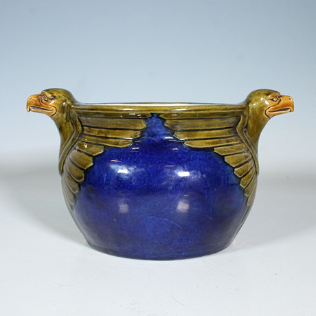 R，CAPODIMONTE  ITALY ポット Cachepot/flower pot - G.B.R. CAPODIMONTE, Italy 20th Jh. Ceramics