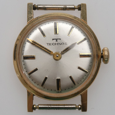 レトロ　TECHNOS HIBEATRON automatic【m1627 】 WRIST WATCH, Technos, Hibeatron, Automatic, 1960s/70s. Clocks