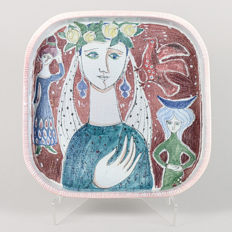 HILKKA-LIISA AHOLA. Mirror, stoneware, Arabia, Finland. Ceramics