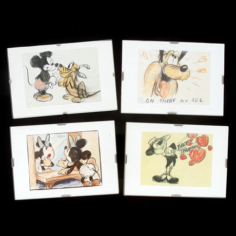 SOWA & REISER, Etching 164/500, Mickey Mouse, Walt Disney. Art