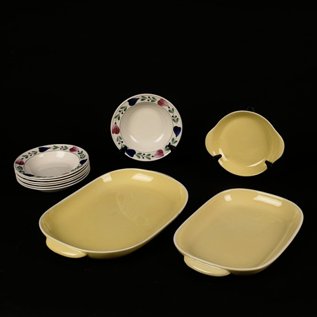STIG LINDBERG. A set of 6 Luma TV plates, Gustavsberg, 1960s