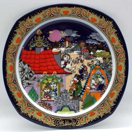 Versace ×RosenthalコラボXmas 1996 プレート経31cm Versace ×RosenthalコラボXmas 1996 プレート経31cm A collection of