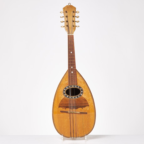 Laúd de guitarra, 6 cuerdas, siglo XX. Objetos de colección
