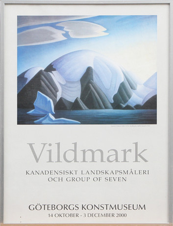 EXHIBITION POSTER, Mats Gustafson, Rhösska museum. Art