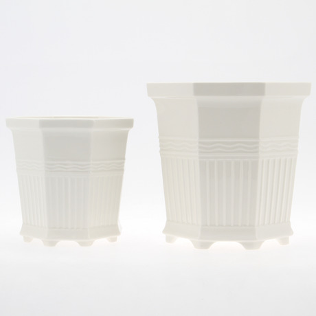 YTTERFODER, 2 st, porslin, Rörstrand, Prins Eugen, Waldemars udde.