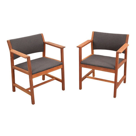 BØRGE MOGENSEN. A set of 14 chairs, model “538