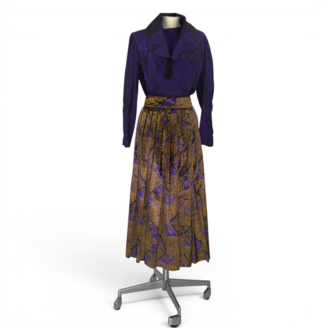 PROM DRESS, purple silk, 2000s. Vintage & Designer Fashion - Auctionet