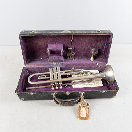 CORNET. Besson 600, silver plated, England, hard case
