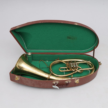 BARITONE HORN. Boosey & Hawkes, London, Regent, nickel-plated