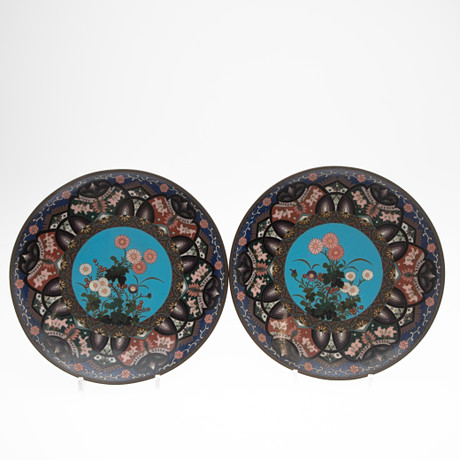 Two Shibayama lacquer panels, Japan, Meiji period, late 19th