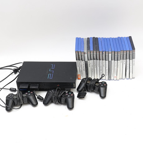 GAME CONSOLES, 2, Nintendo 64 and Playstation 1, with controls and