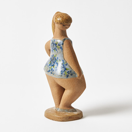 LISA LARSON. Figure, “Amalia”, from “ABC-Flickor”, stoneware