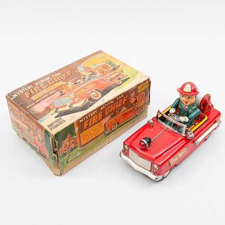 NOMURA TOYS, toy car, “Mystery action car. Fire Chief”, a fire