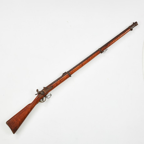 SLAGLÅSGEVÄR. svenskt, m/1860, Husqvarna faktori, nr 518, daterad 1861.