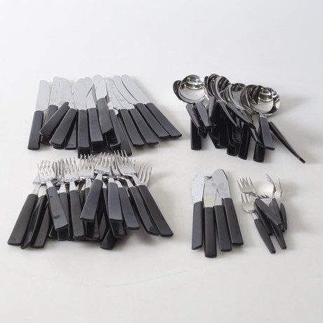 ARNE JACOBSEN. Cutlery set, 71 dlr, stainless steel, model 