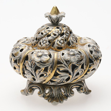 Cachepot/flower pot - G.B.R. CAPODIMONTE, Italy 20th Jh. Ceramics