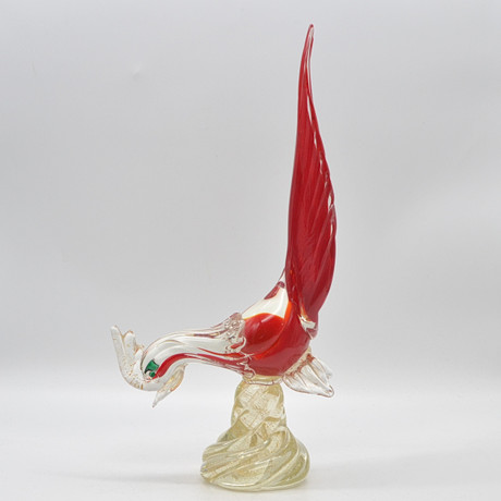 ARCHIMEDE SEGUSO. MURANO GLASS BIRD. Glass - Other - Auctionet