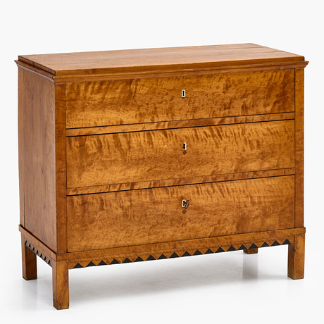 BYRÅ, Biedermeier, 1800-talets första hälft, fanerad i björk.