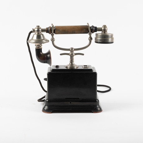 A desk telephone, “The Only Antique Copenhagen Telephone”, Expoga