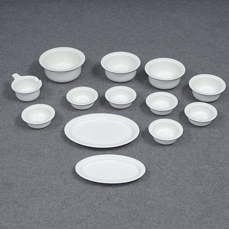 DINNERWARE, 15 pieces. “Arctica”, Arabia, Finland. Ceramics