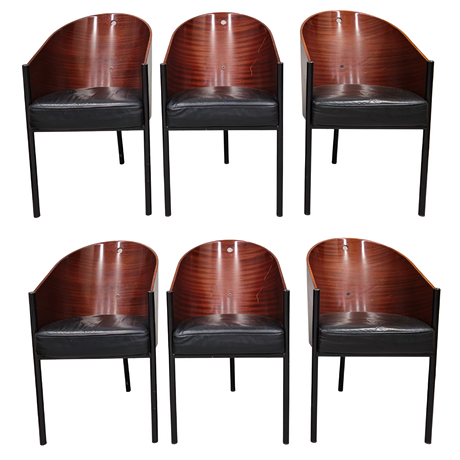 ENZO MARI. Aleph Atlantide (Driade). 2 'Box' chairs. Furniture