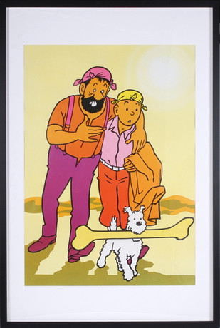 TINTIN 'ON A MARCHE SUR LA LUNE' TANK. Toys - Model cars - Auctionet