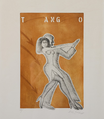 Rebet Heindel 「Dancer in Black on Black」 ROBERT HEINDEL (1938-2005). THE OBSESSION OF DANCE. Art