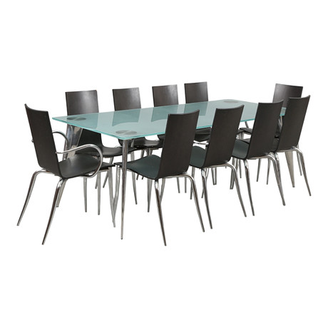 ENZO MARI. Aleph Atlantide (Driade). 2 'Box' chairs. Furniture