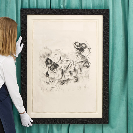 PIERRE-AUGUSTE RENOIR (1841-1919), after, reproduction, oil print