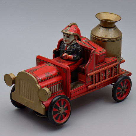 STEAM ENGINE, in the form of a fire truck, Mamod Live Steam Fire