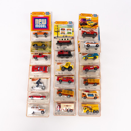 MATCHBOX, bilar och fordon, 20 st. på auktion hos Karljohan Auktioner